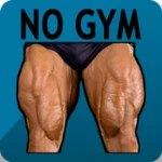 no gym leg workouts android application logo